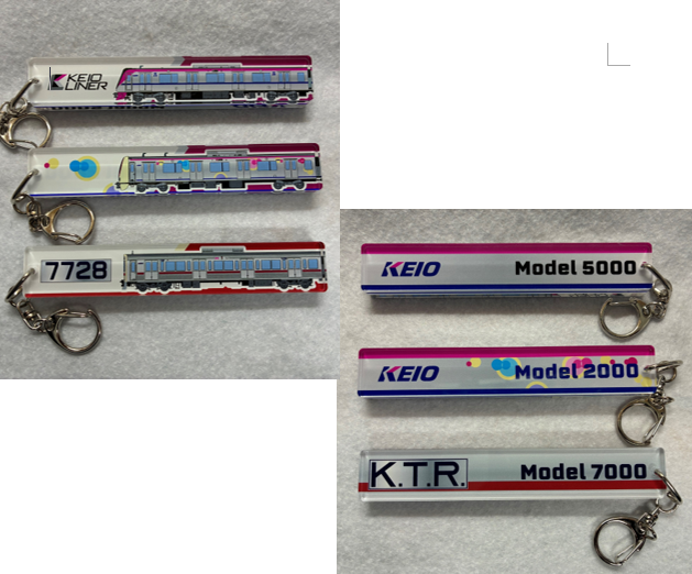 アクリルスティックキーホルダー